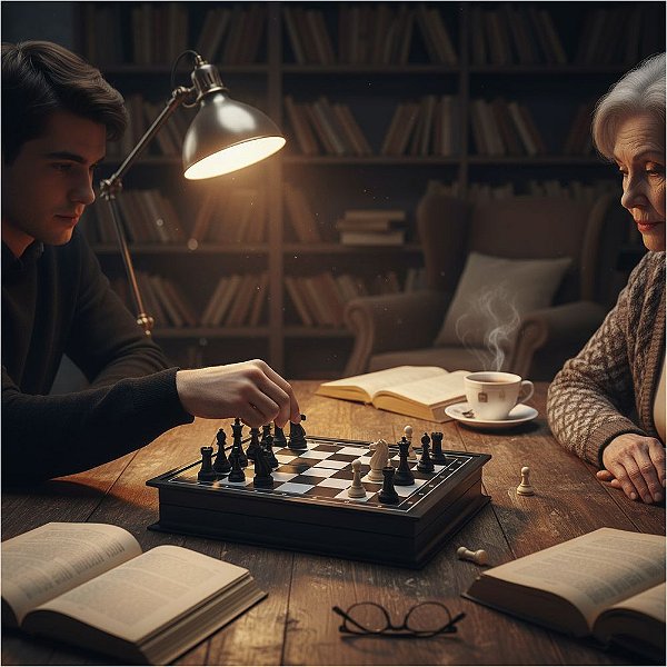 Jogo de Xadrez tabuleiro magnético e peças plásticas com imã