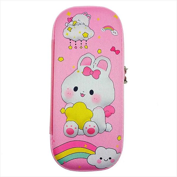 Estojo Porta Objetos 21,5x9cm Em Poliester