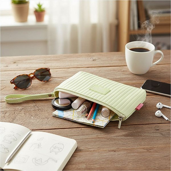 Nécessaire Color Com Alça 20,5x13,5cm em PVC