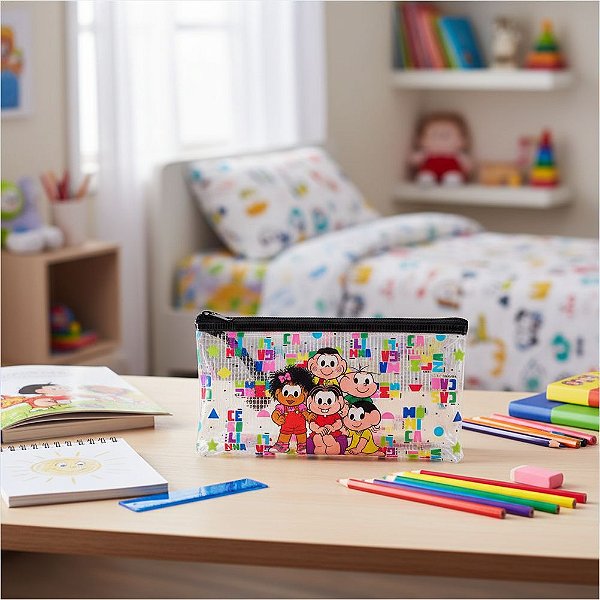 NECESSAIRE TURMA MONICA 21X11CM PVC