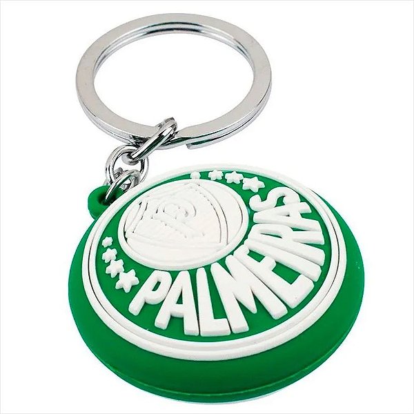 Chaveiro Palmeiras 3D 11cm em PVC Oficial