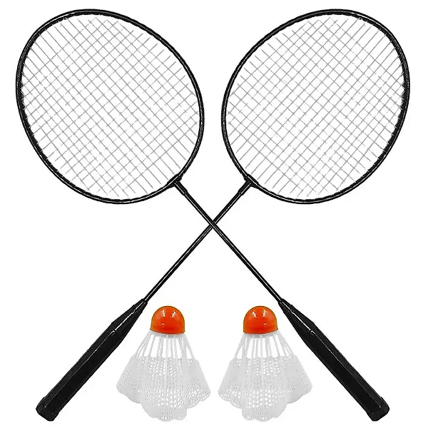 Kit Badminton 5 Peças em Aço Carbono Amigold