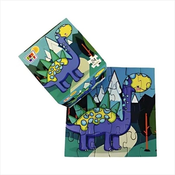 QUEBRA-CABECA PETIT 24PC UN DINO