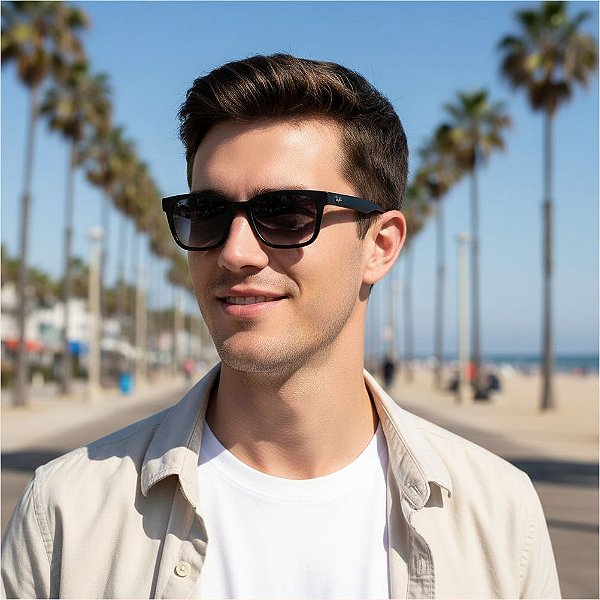 Óculos  de Sol Ray ban RB4448L 601/8G 56 19 145 3N