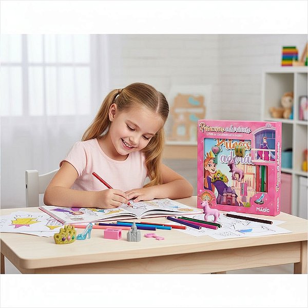 LIVRO COLORIR PRINCESAS ADORAVEIS