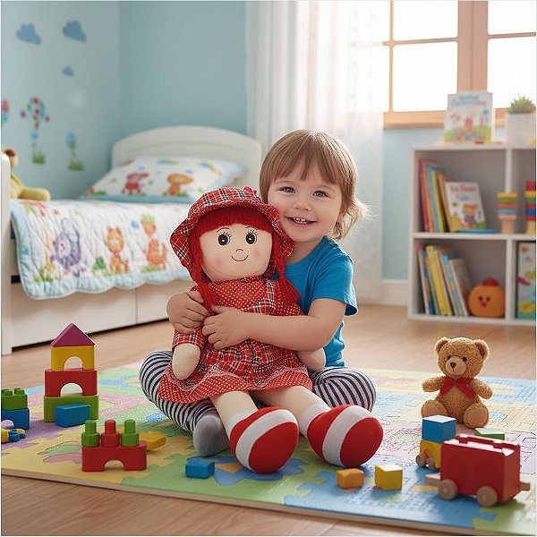 BONECA DE PANO 46CM POLIESTER