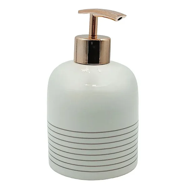 Porta Sabonete Líquido 350ml em Ceramica Chinatown