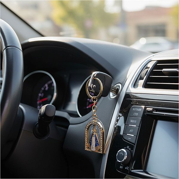 CHAVEIRO NOSSA SENHORA APARECIDA 10CM METAL