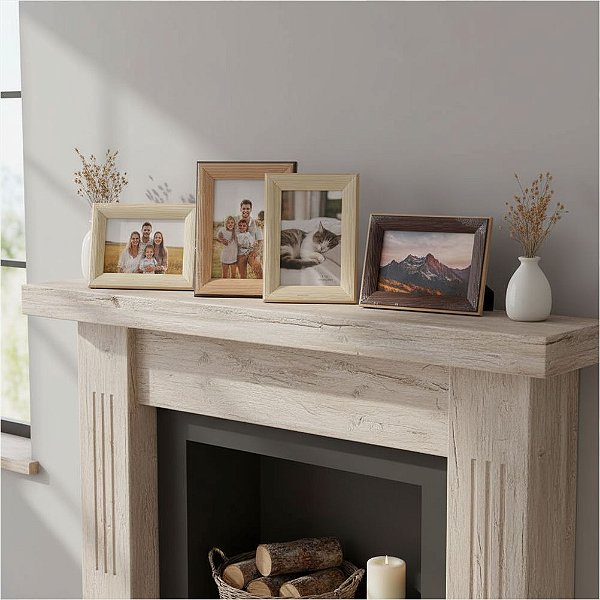 PORTA RETRATO PARA FOTO 10X15CM PLASTICO