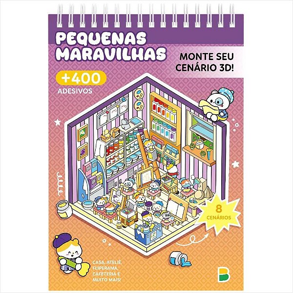 LIVRO PEQUENO MUNDO 3D PEQUENAS MARAVILHAS
