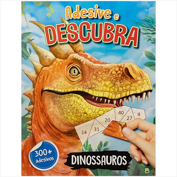 LIVRO ADESIVE E DESCUBRA DINOSSAUROS