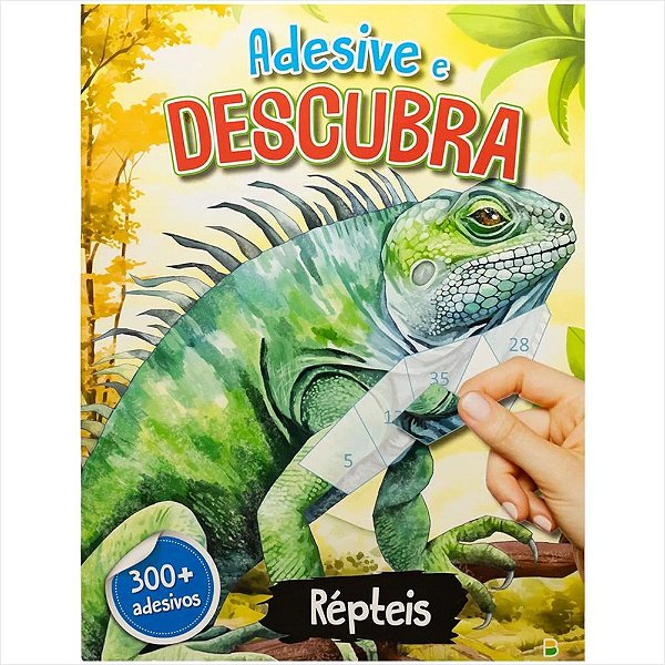 LIVRO ADESIVE E DESCUBRA REPTEIS