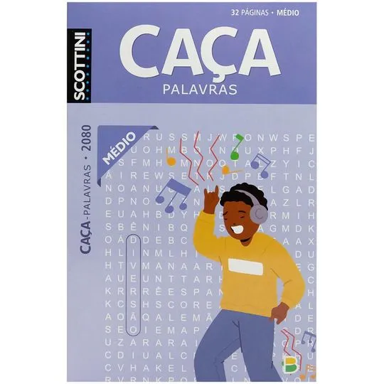 CAÇA PALAVRAS SCOTTINI N2080 32P MEDIO