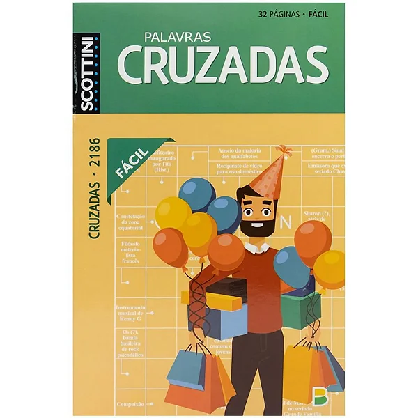 PALAVRAS CRUZADAS SCOTTINI N2186 32P FACIL