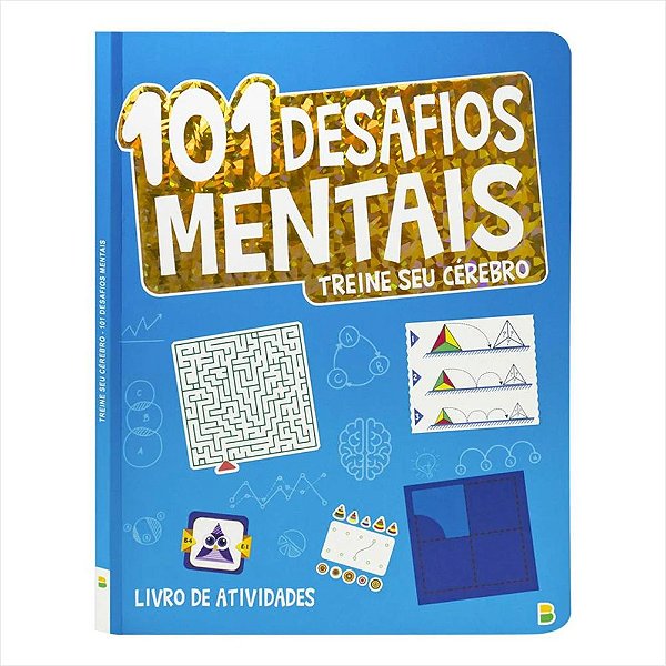 LIVRO TREINE SEU CEREBRO 101 DESAFIOS MENTAIS