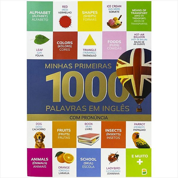 LIVRO MINHAS PRIMEIRAS 1000 PALAVRAS EM INGLES