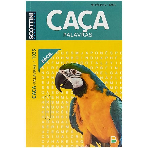 CAÇA PALAVRAS SCOTTINI  N1025 96 PAGINAS FACIL