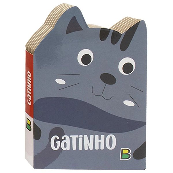 LIVRO MEUS AMIGUINHOS GATINHO UM LIVRINHO RECORTADO