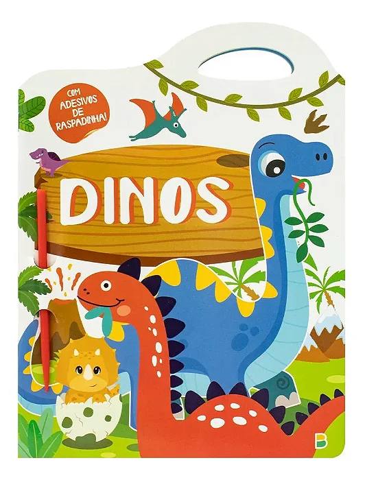 LIVRO COLE & RABISQUE DINOS