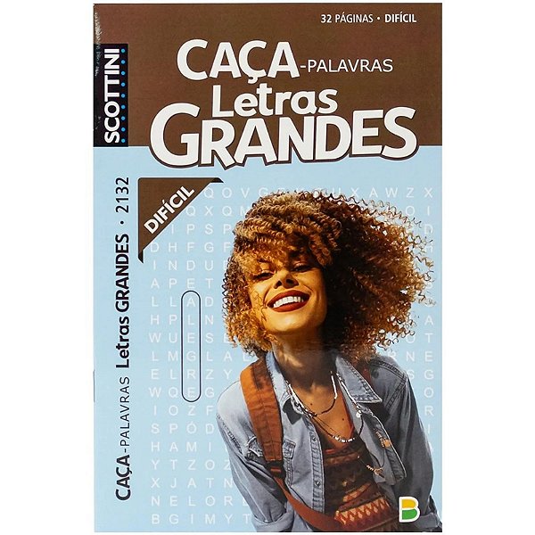 CAÇA PALAVRAS SCOTTINI LETRAS GRANDES N2132 32P(D)