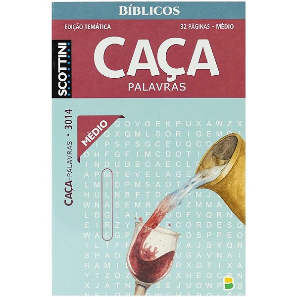 CAÇA PALAVRAS SCOTTINI  BIBLICO N3014 32P(M)