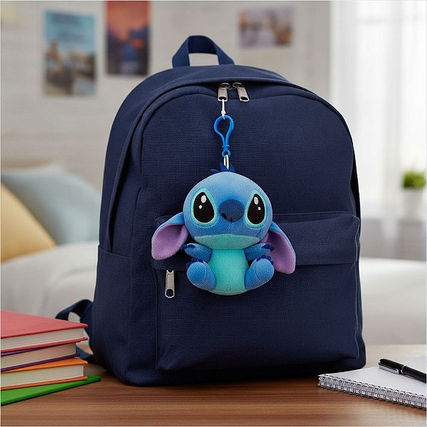 Chaveiro De Pelúcia Stitch 12,5cm em Poliéster Taimes