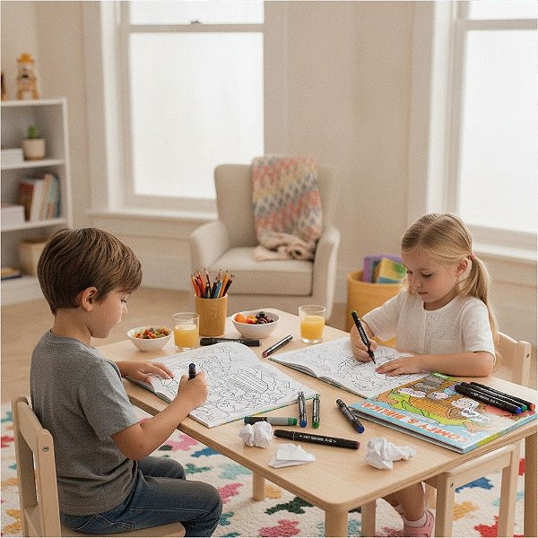 LIVRO COLORIR COZY BIBLICAL 4 CANETAS