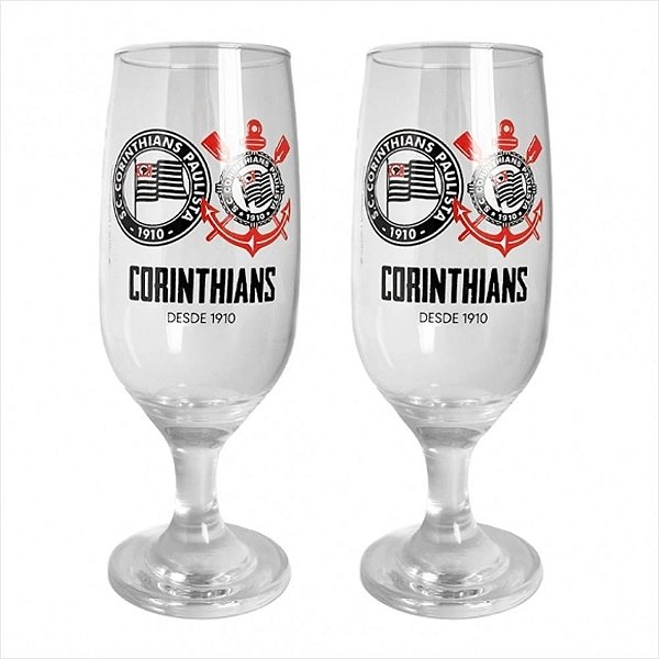 Taça Cerveja Floripa Corinthians 300ML 2 un Produto Oficial