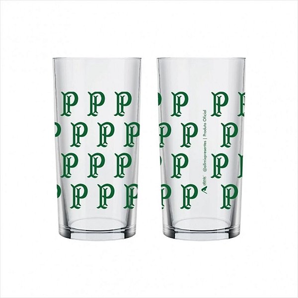 Copo Cylinder Palmeiras 300 ML  Oficial  Torcedores
