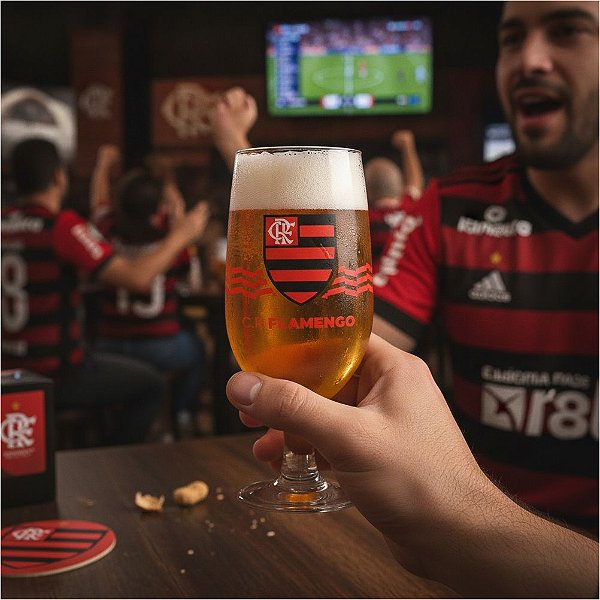 Taça Cerveja Floripa Flamengo 300ML  Oficial  Licenciado