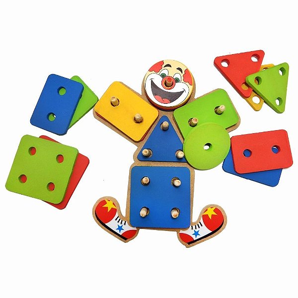 BRINQUEDO EDUCATIVO - PALHAÇO PEDAGÓGICO