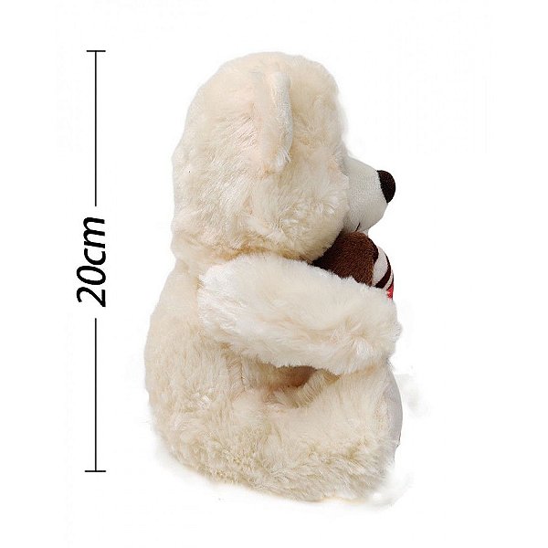 URSO 20CM AMOR PELUCIA