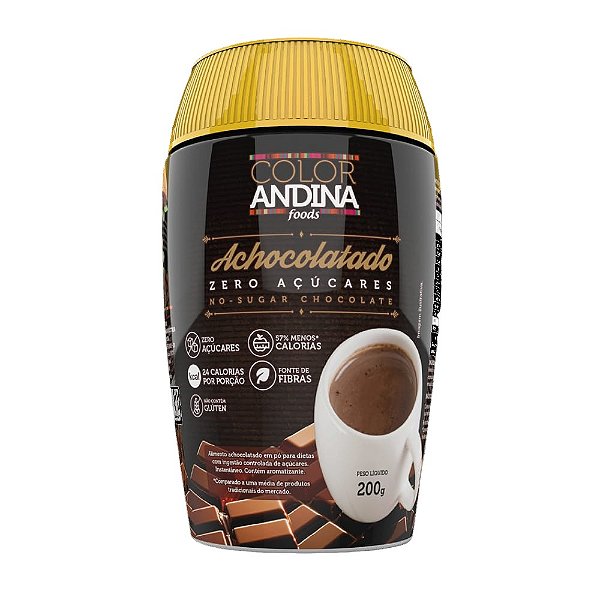 Achocolatado Zero Açúcar 200g - Color Andina