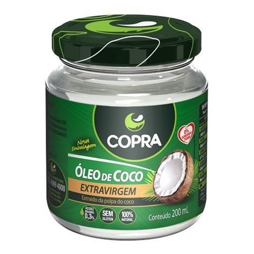 ÓLEO DE COCO EXTRA VIRGEM 200ML - COPRA