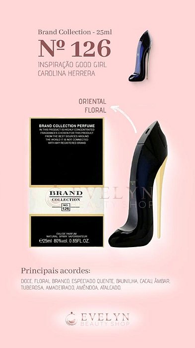 Brand Collection 126 - Inspirado no GOOD GIRL - 25ml