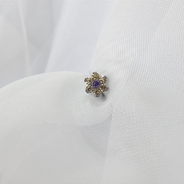 Flor Champanhe G - Titânio