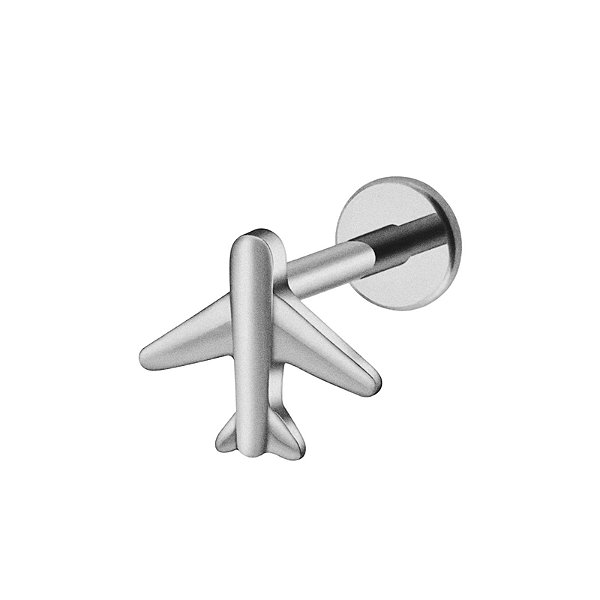 Piercing Avião - Titânio