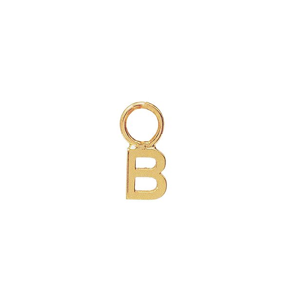 Pingente Letra - Ouro 14k