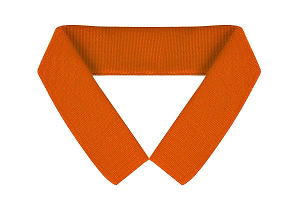 GOLA PÓLO POLIÉSTER - TAM: 40X9CM - C/10UND LARANJA