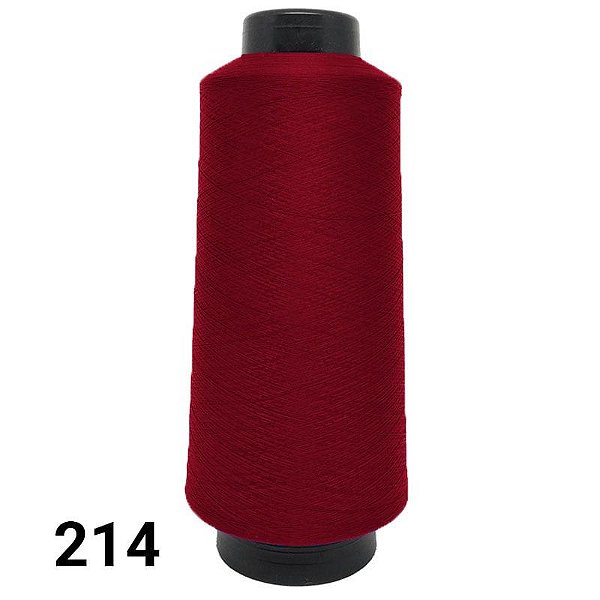 Fio para Costura Kron Overlock 300g - Vermelho Escuro 214