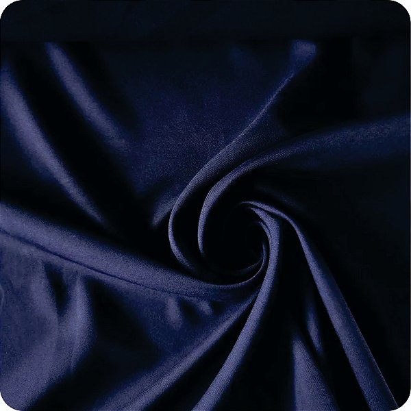 Tecido Gabardine Azul Marinho 100% Poliéster - 0,50 METRO x 1,50 LARGURA