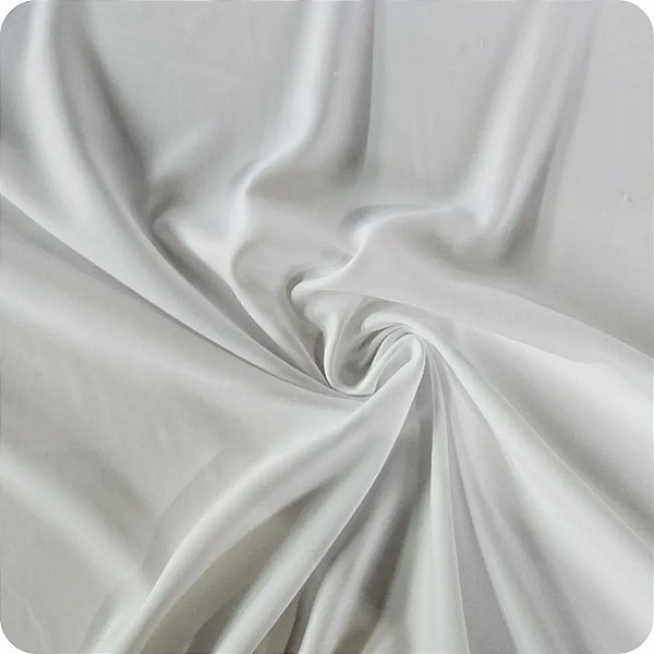 Tecido Gabardine Branco 100% Poliéster -  0,50 METRO x 1,50 LARGURA