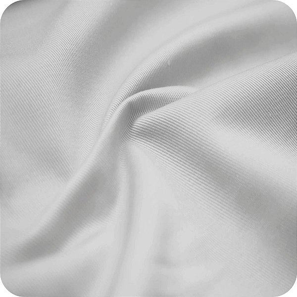 Tecido Brim Misto Pesado Branco - 0,50 METRO x 1,60 LARGURA