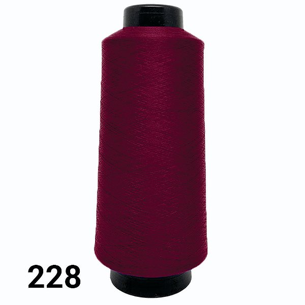 Fio para Costura Kron Overlock 300g - Vinho 228