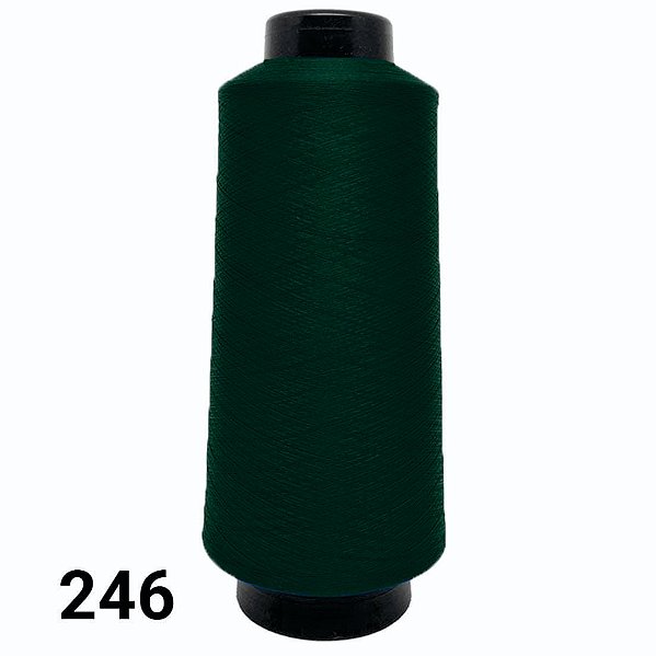 Fio para Costura Kron Overlock 300g - Cinza Chumbo 246