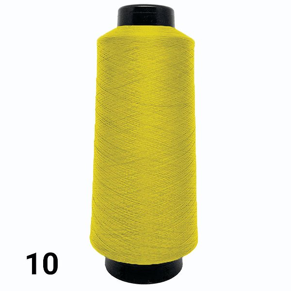 Fio para Costura Kron Overlock 100g - Amarelo Milho 10