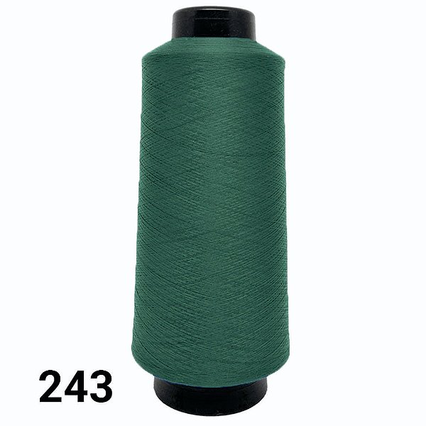 Fio para Costura Kron Overlock 100g - Cinza Azulado 243