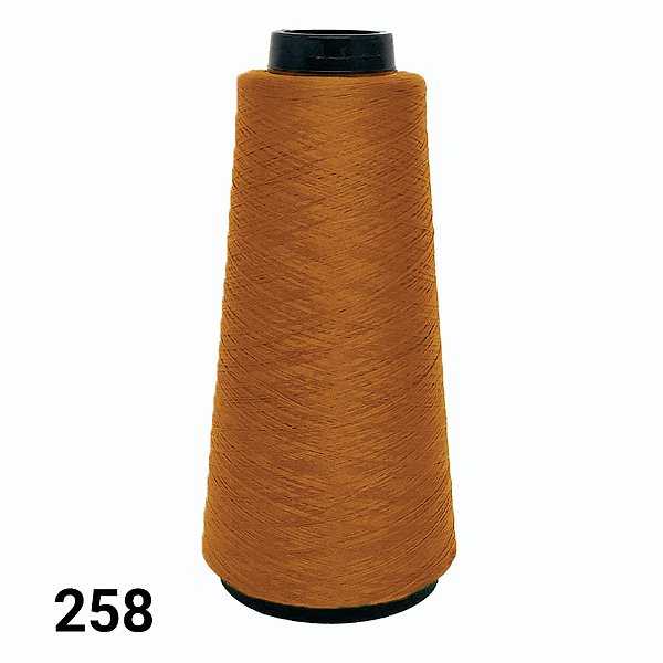 Fio para Costura Kron Overlock 100g - Amarelo Dourado 258