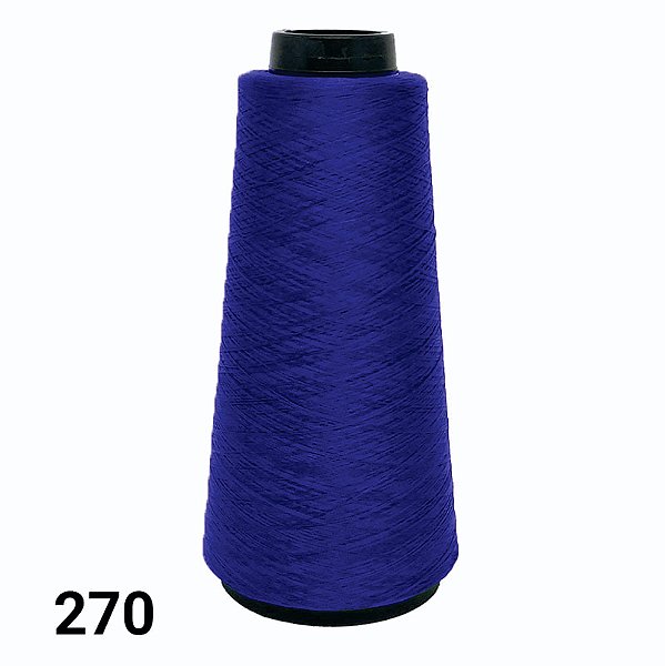 Fio para Costura Kron Overlock 100g - Azul Médio 270