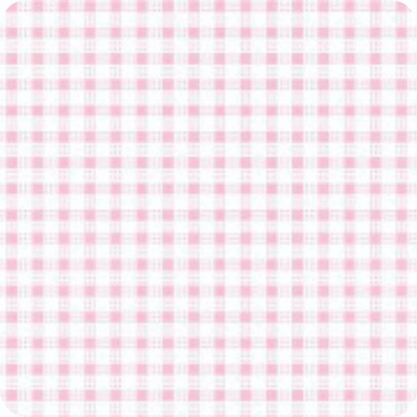 Tricoline Estampado Xadrez Pequeno/Rosa Claro 100% Algodão - 0,50 CM x 1,50 LARG